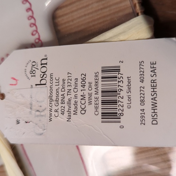 Wine OH! Set of 4 ceramic cheese markers - Picture 9 of 9